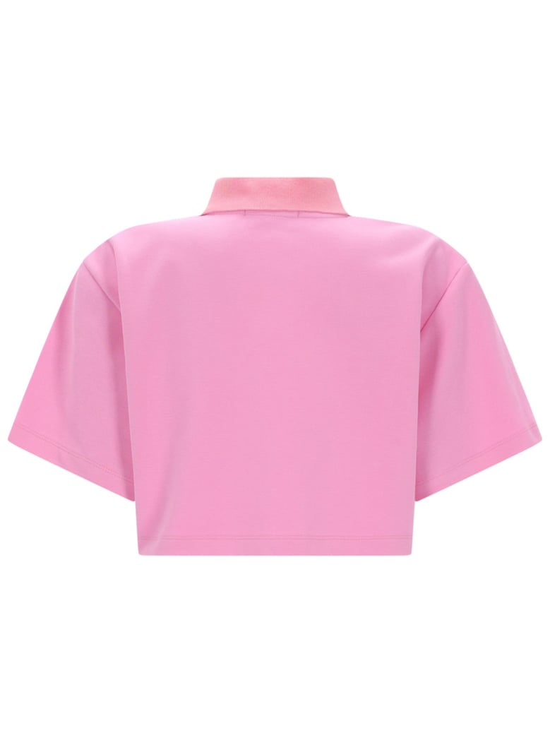 cropped polo pink by Selfnex