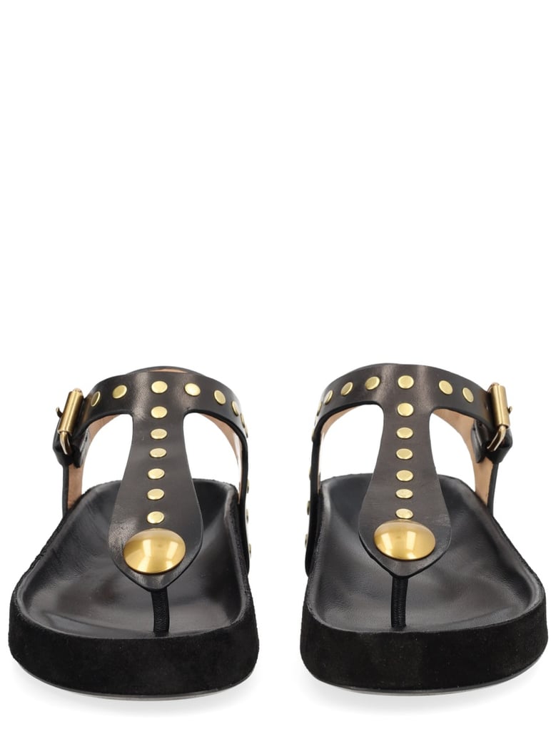 black cow leather sandal by Selfnex