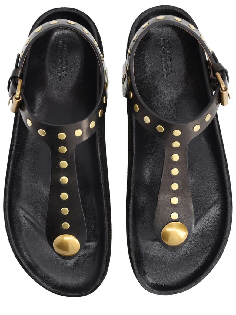 black cow leather sandal by Selfnex