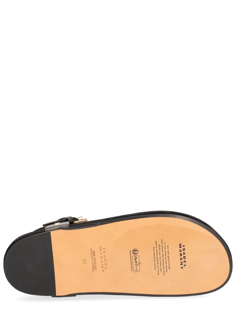 black cow leather sandal by Selfnex
