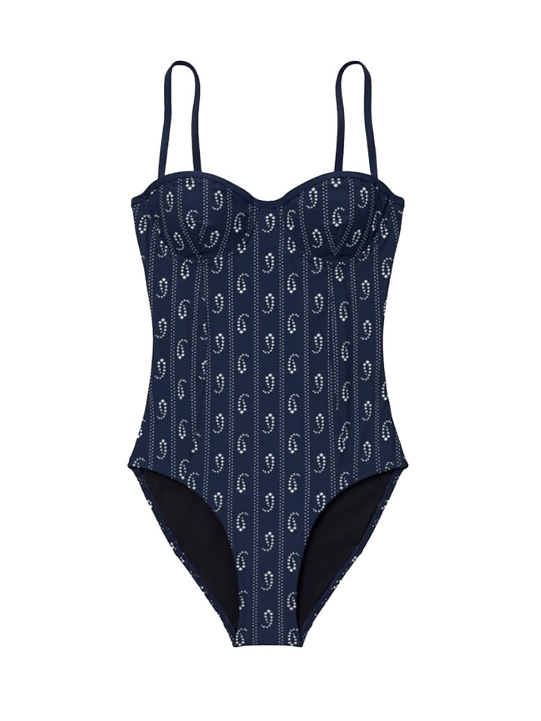 one piece swimsuit with paisley print by Selfnex