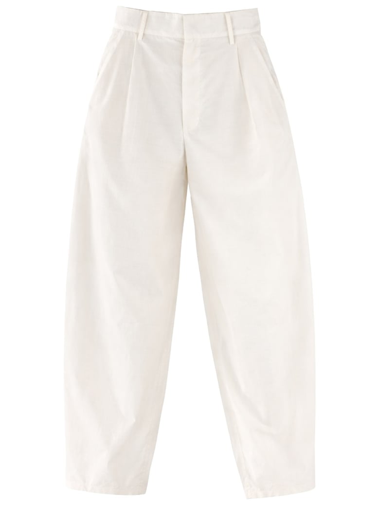tailored pants white by Selfnex