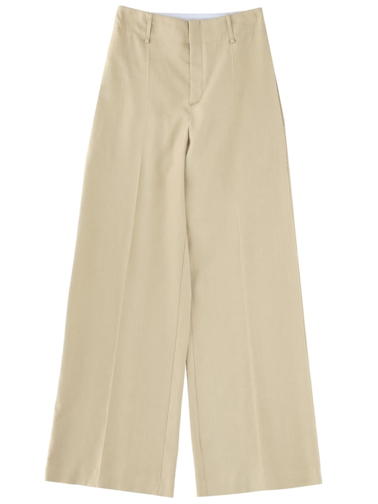 linen blend tailored pants by Selfnex