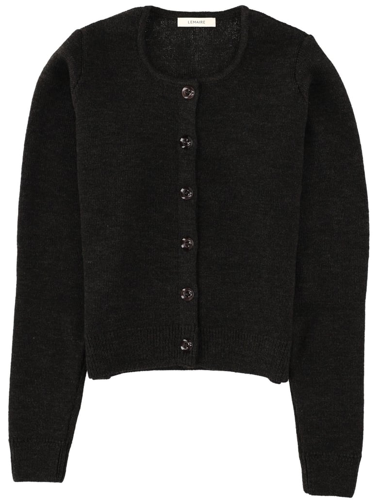 wool blend cardigan by Selfnex