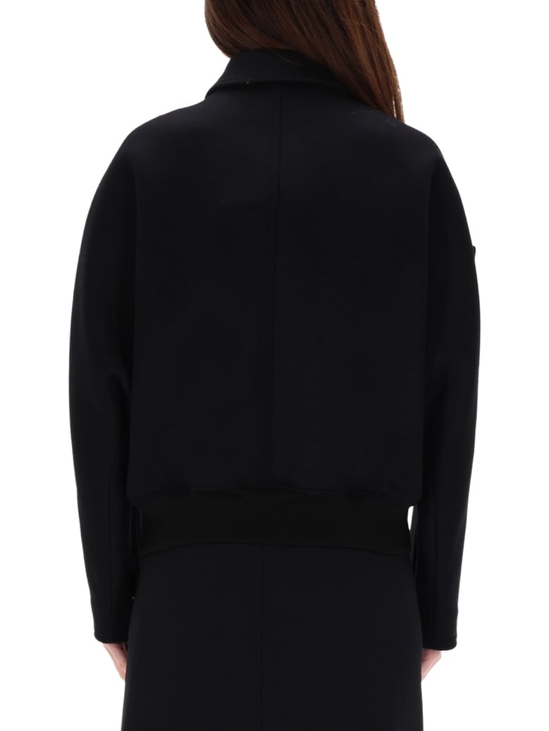 wool bomber jacket by Selfnex