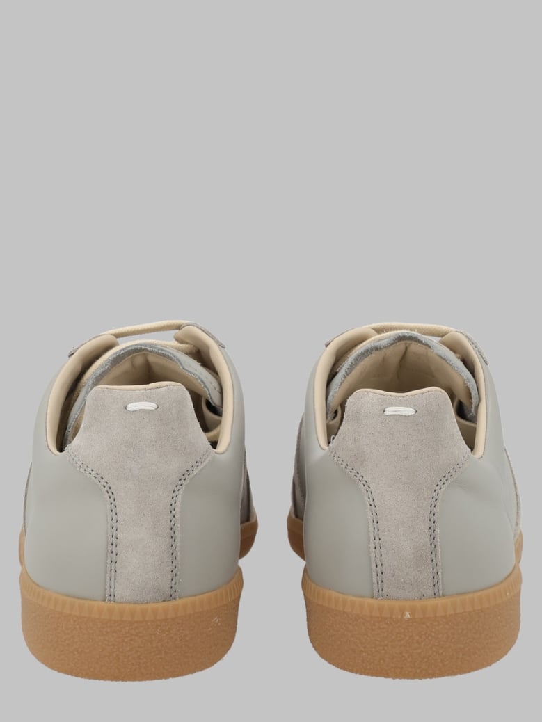 sneakers replica grey leather by Selfnex