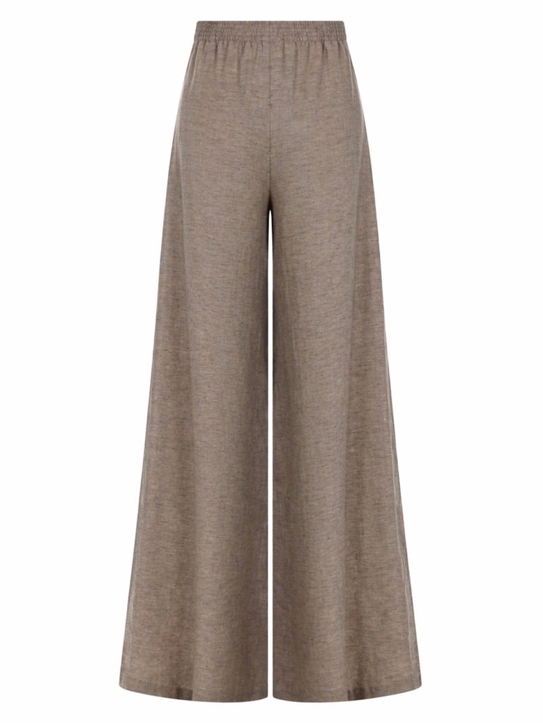 trousers amelia grey linen by Selfnex