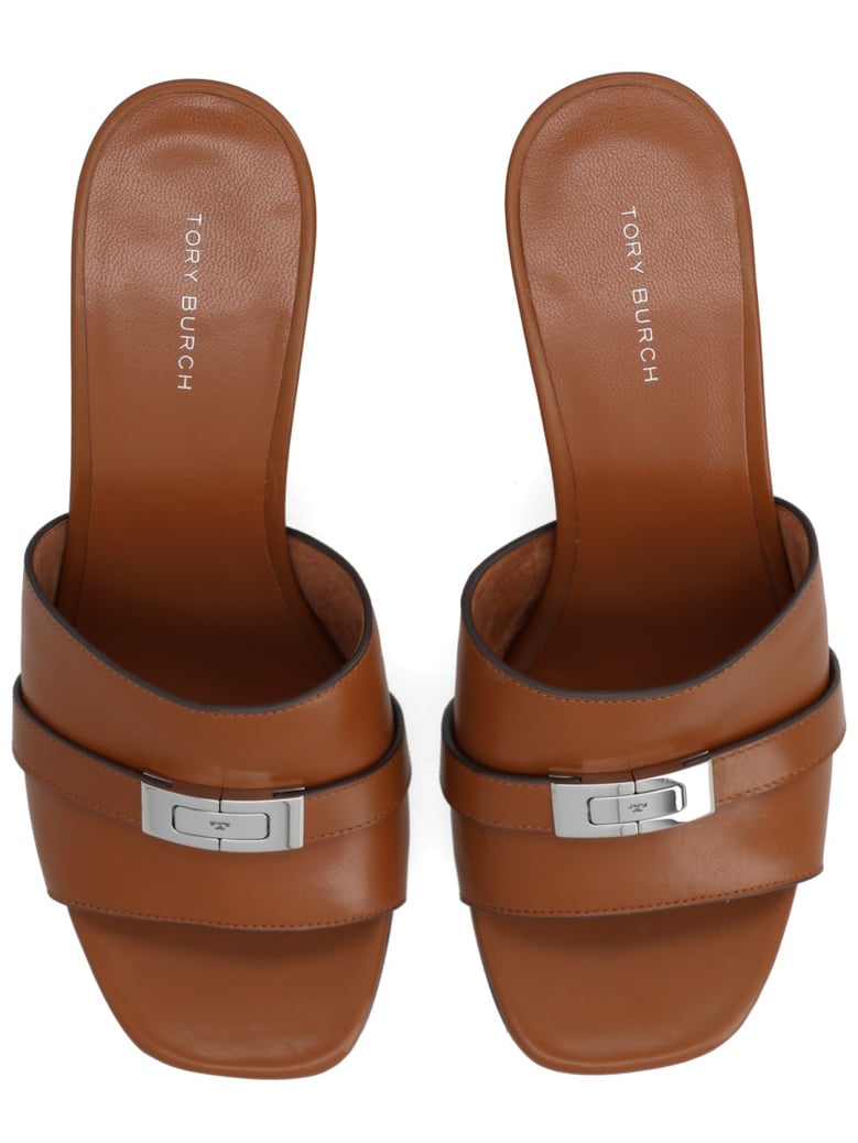 sandal mule "leelee" brown by Selfnex
