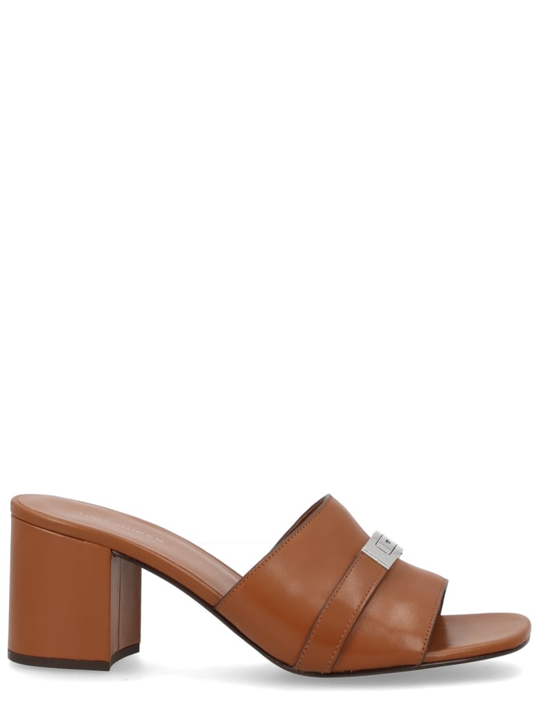 sandal mule "leelee" brown by Selfnex