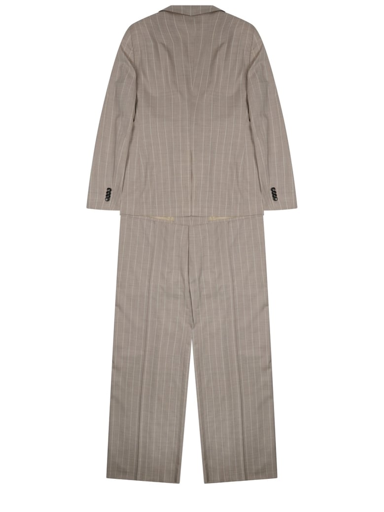 two-piece wool suit multicolour by Selfnex