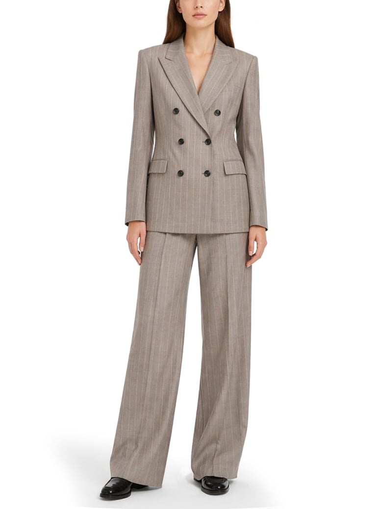 two-piece wool suit multicolour by Selfnex