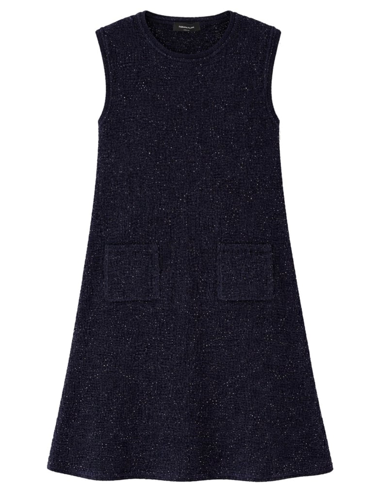 mini dress with sequins blue by Selfnex