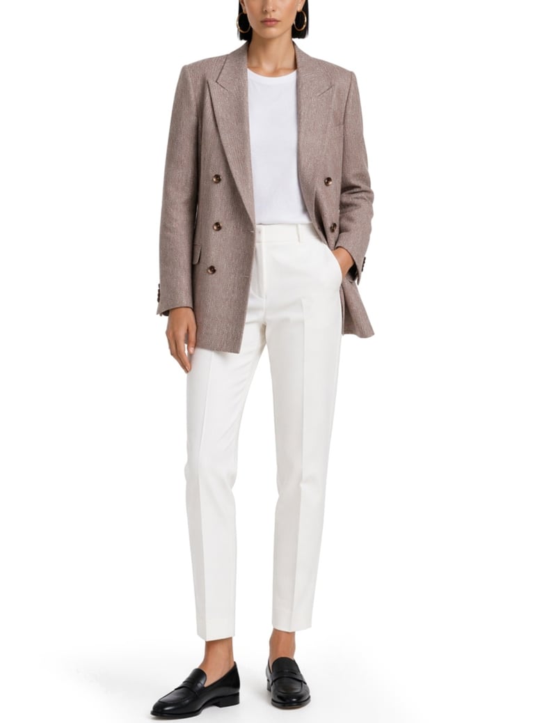 double-breasted jacket parigi pink by Selfnex