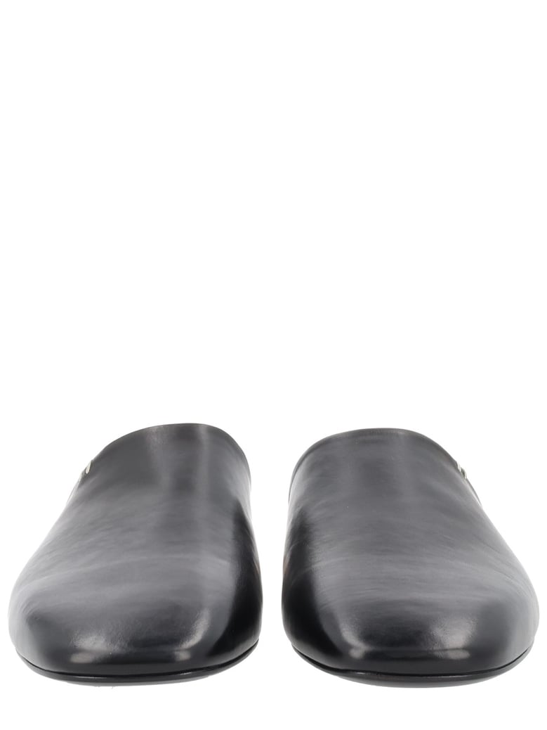 leather sabot black by Selfnex