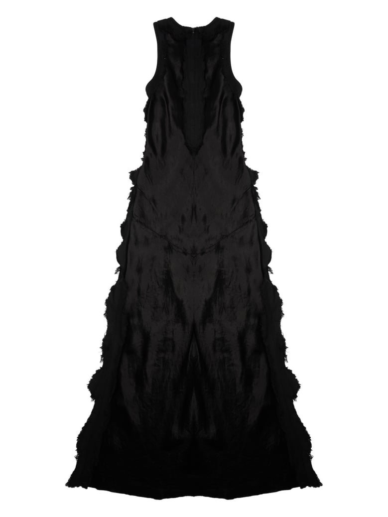 dress toto bull satin black by Selfnex