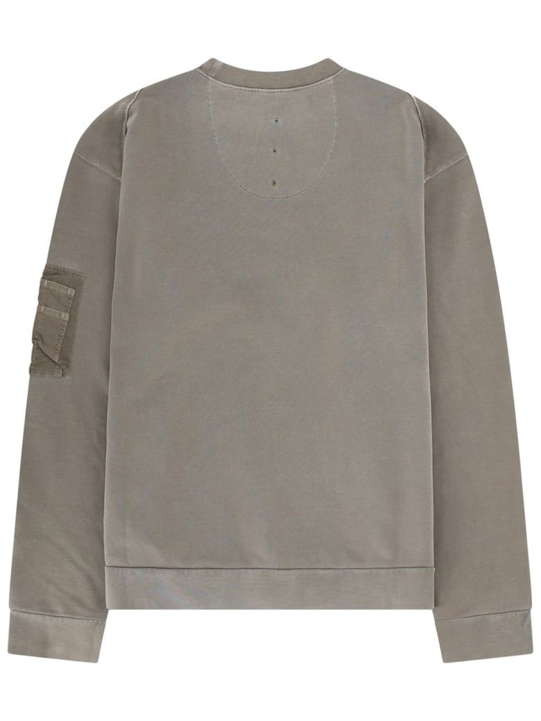 sweatshirt with logo grey by Selfnex