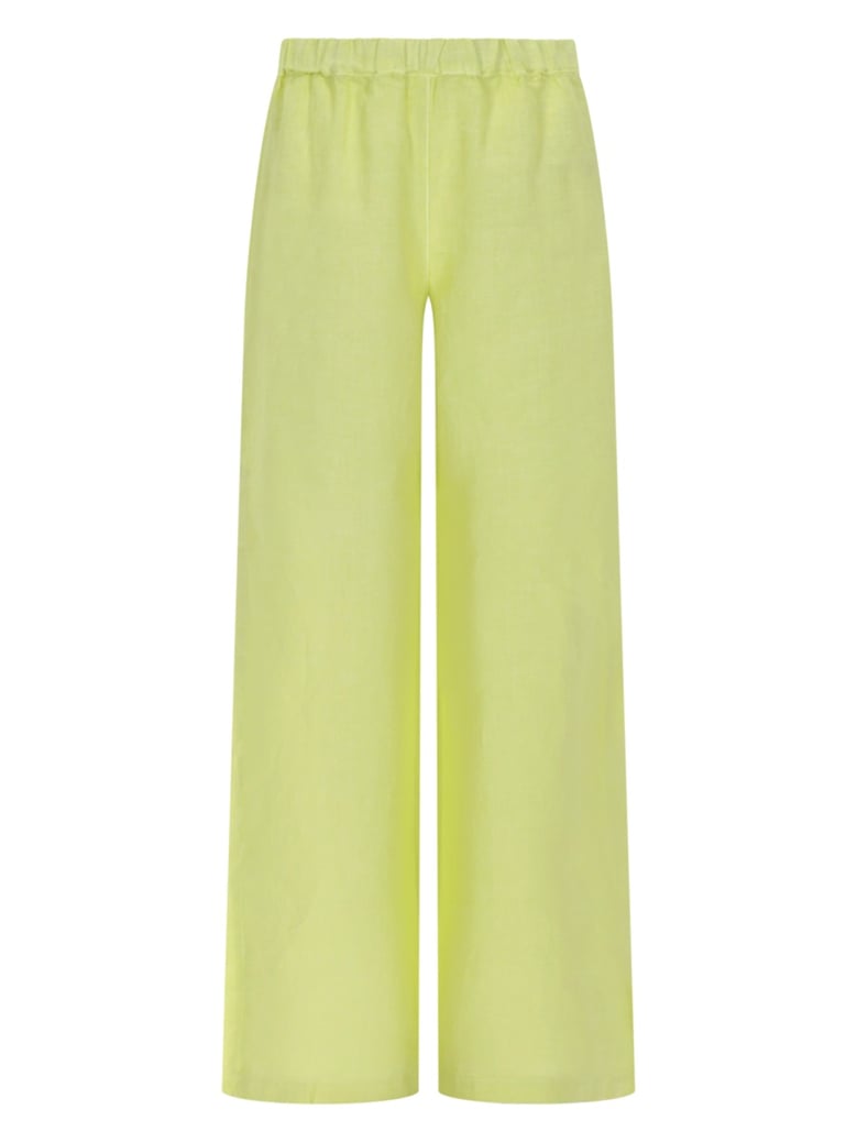 trousers linen yellow by Selfnex