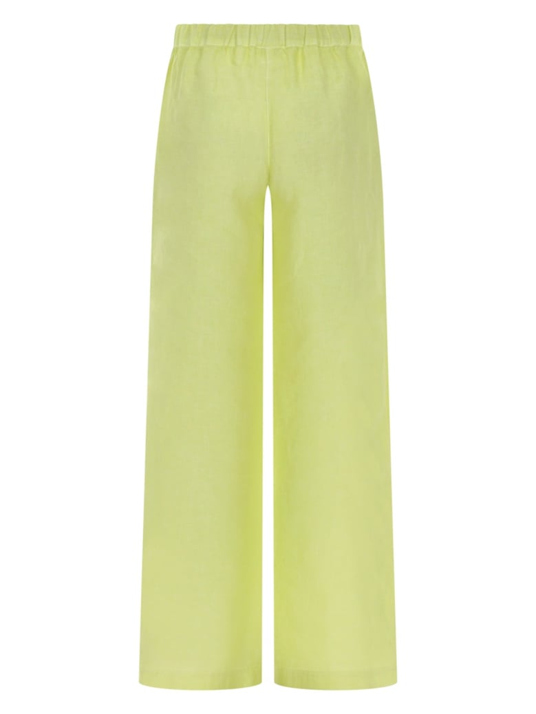 trousers linen yellow by Selfnex