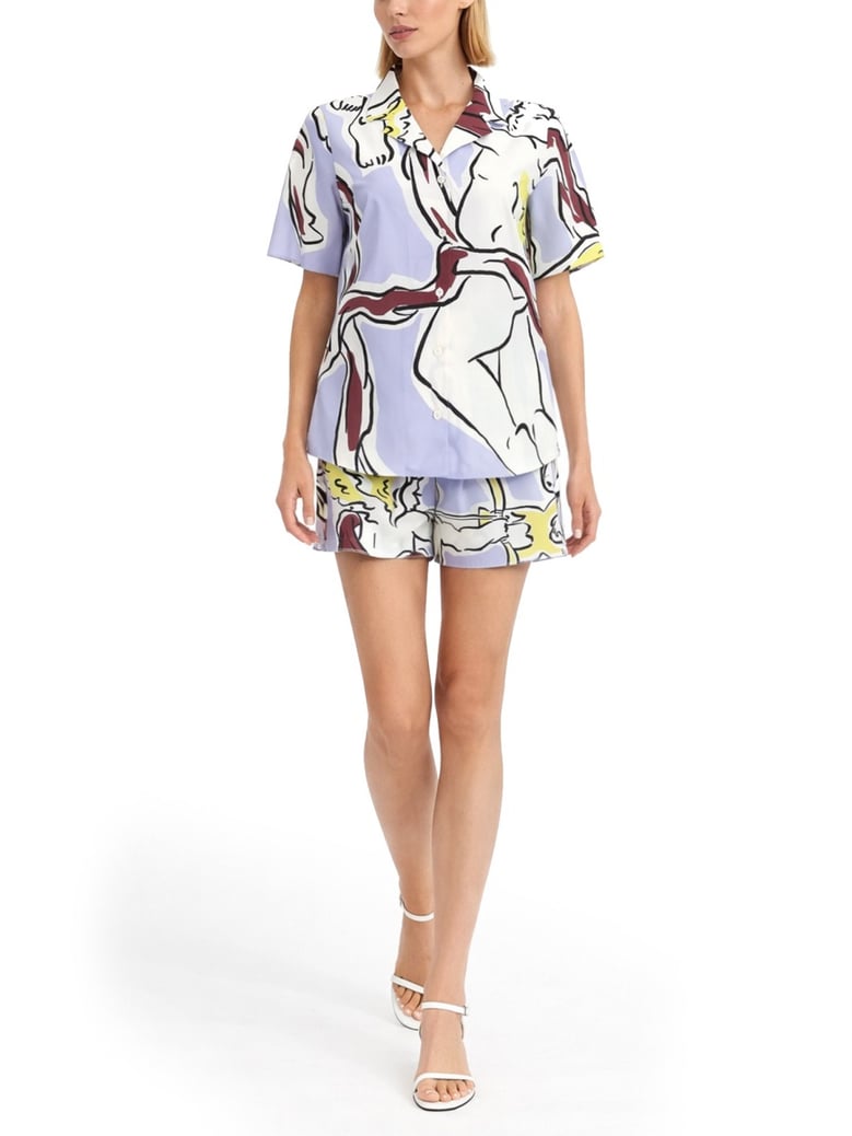 shirt printed multicolour by Selfnex