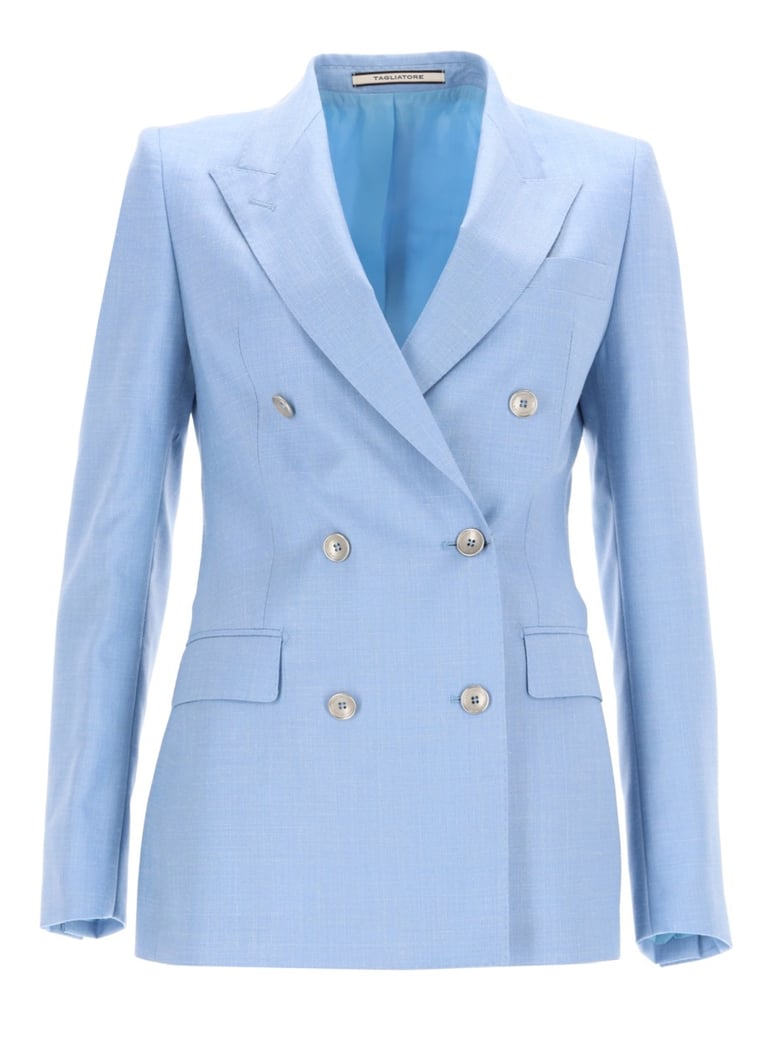 double-breasted wool jacket by Selfnex