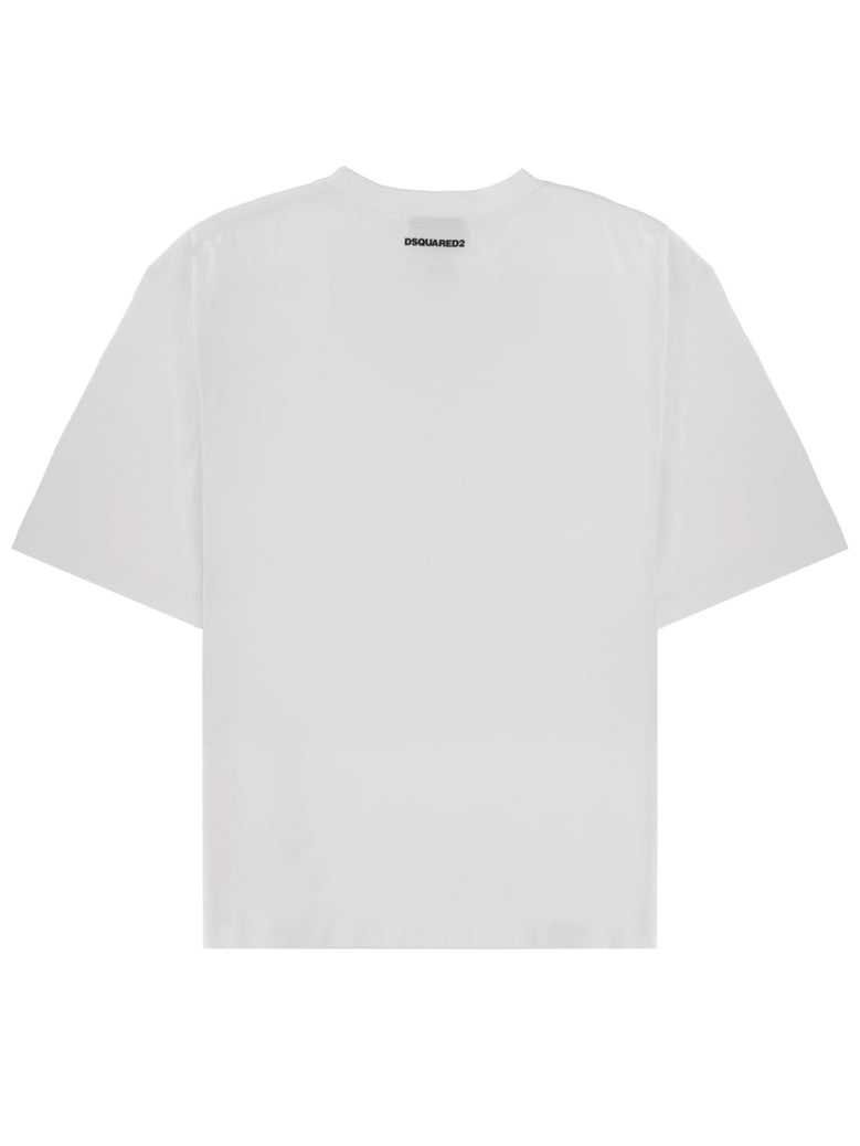 loose fit t-shirt in white by Selfnex