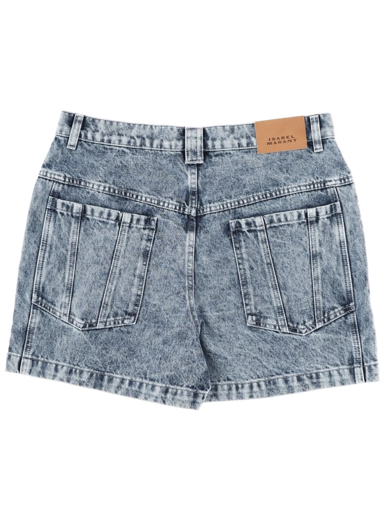 joely denim shorts by Selfnex