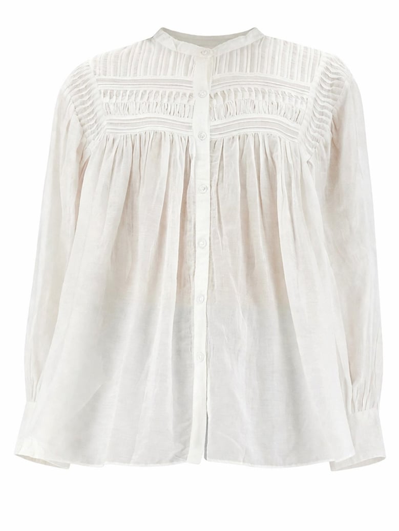 shirt plalia white by Selfnex