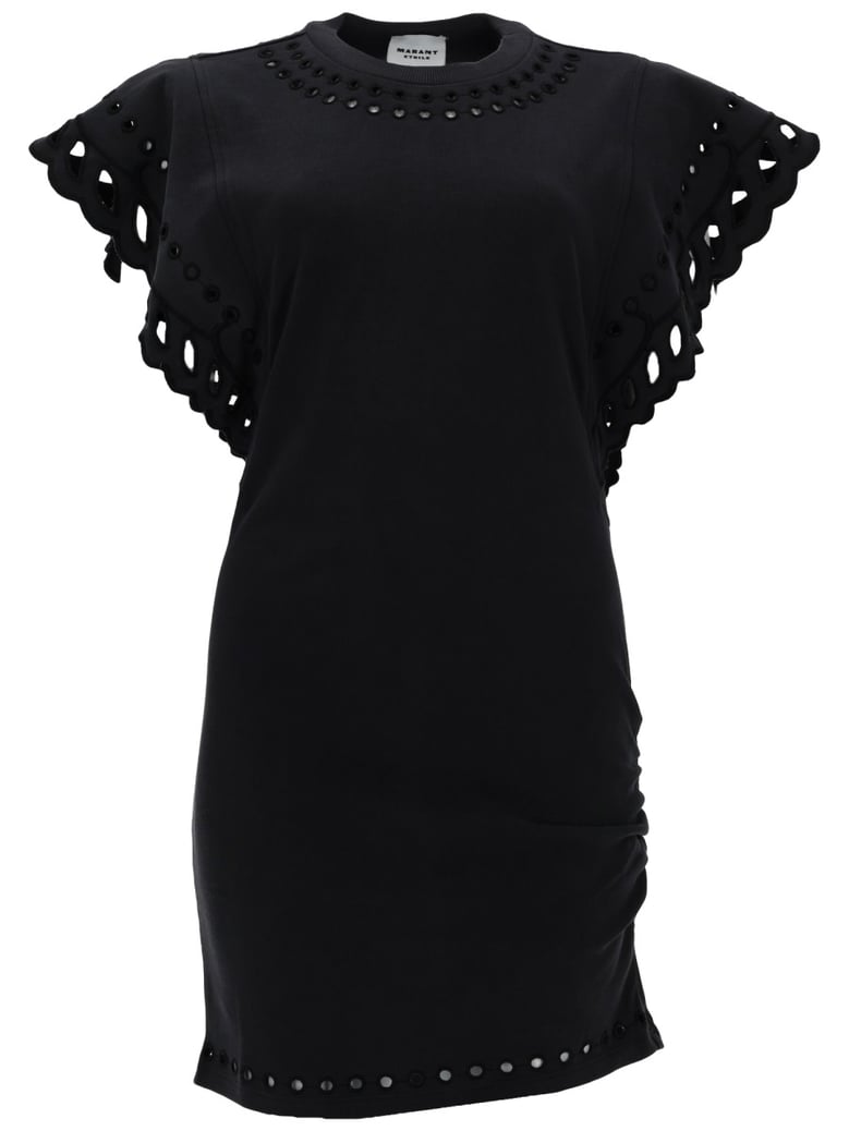 dress orlane black cotton by Selfnex
