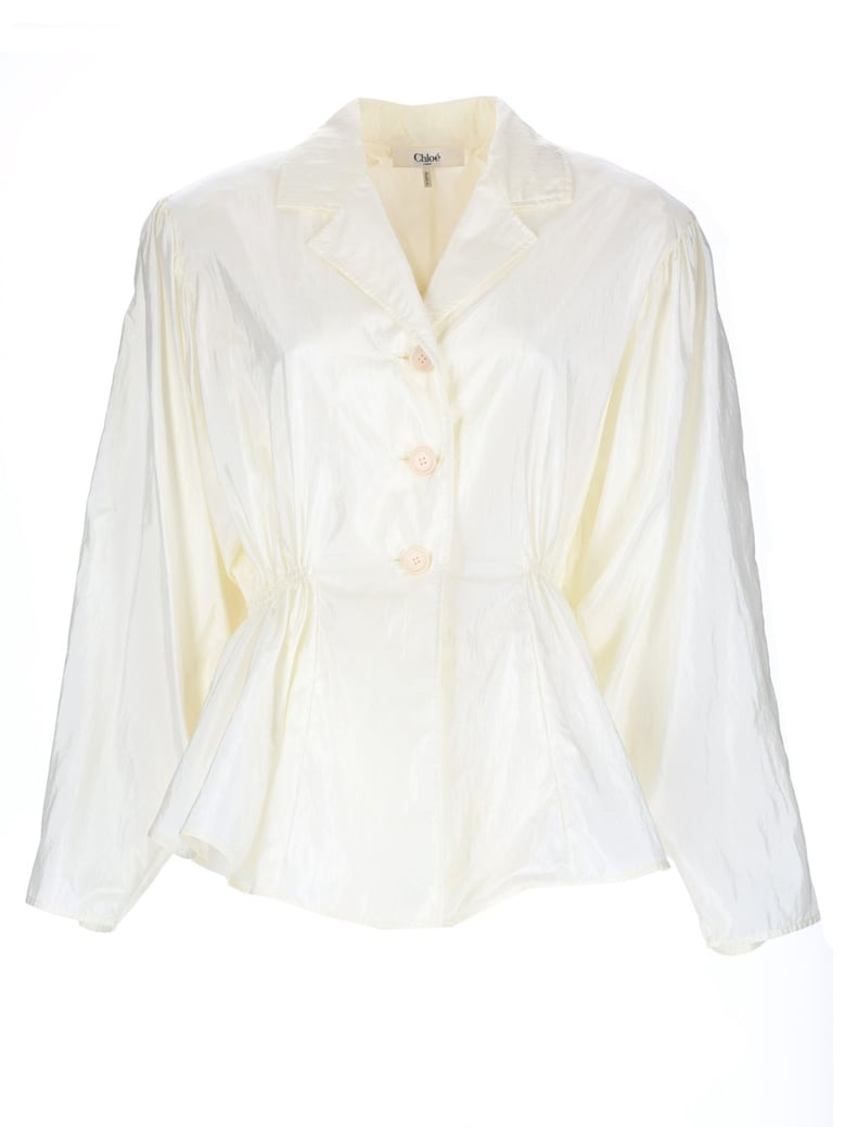 silk blend top by Selfnex