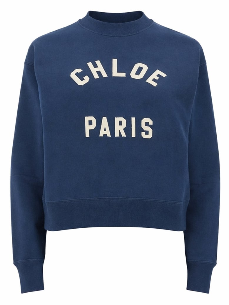 cotton fleece logo pullover by Selfnex