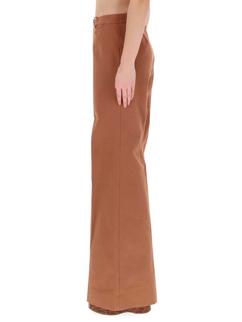 high-waisted flared pants by Selfnex