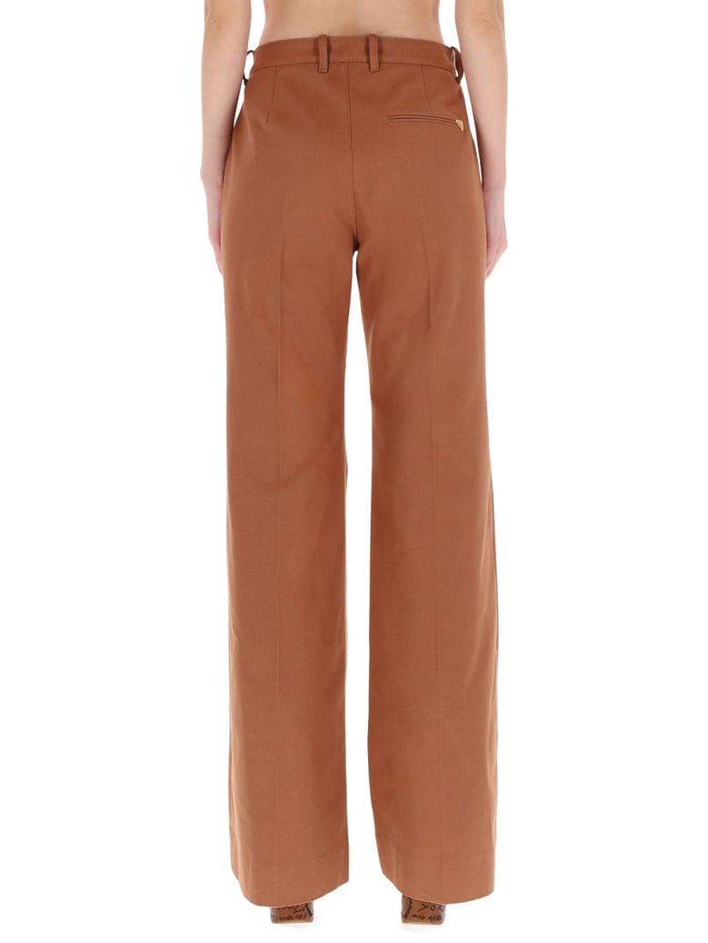 high-waisted flared pants by Selfnex