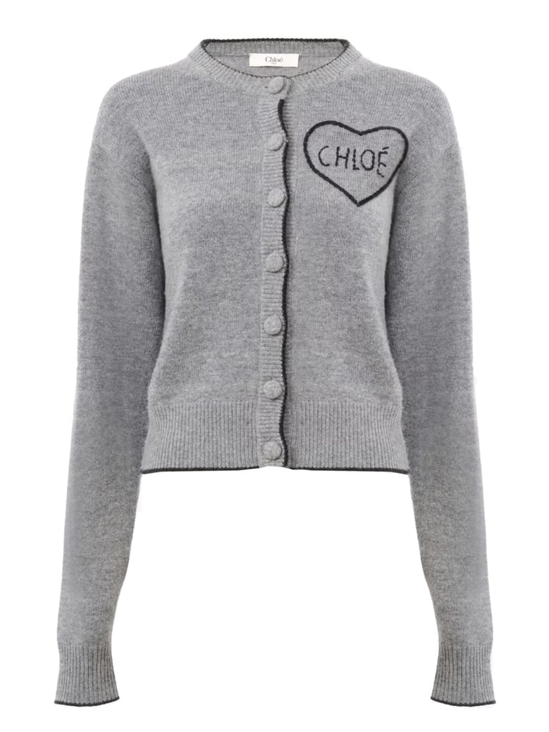 fitted cardigan with logo by Selfnex