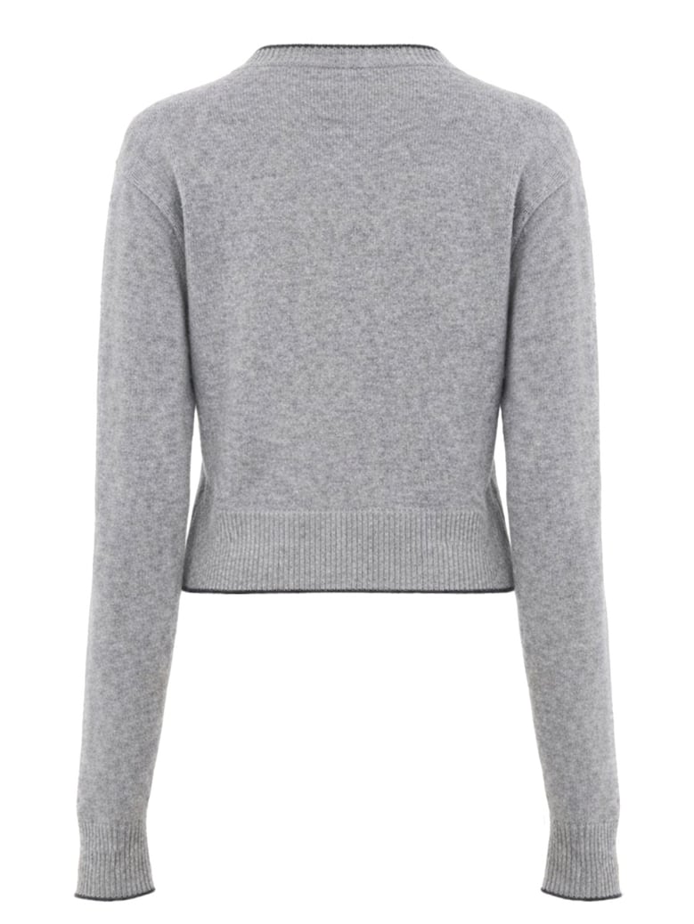 fitted cardigan with logo by Selfnex