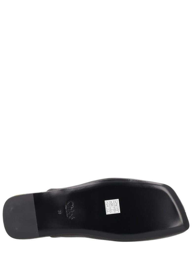 rita leather sabot by Selfnex