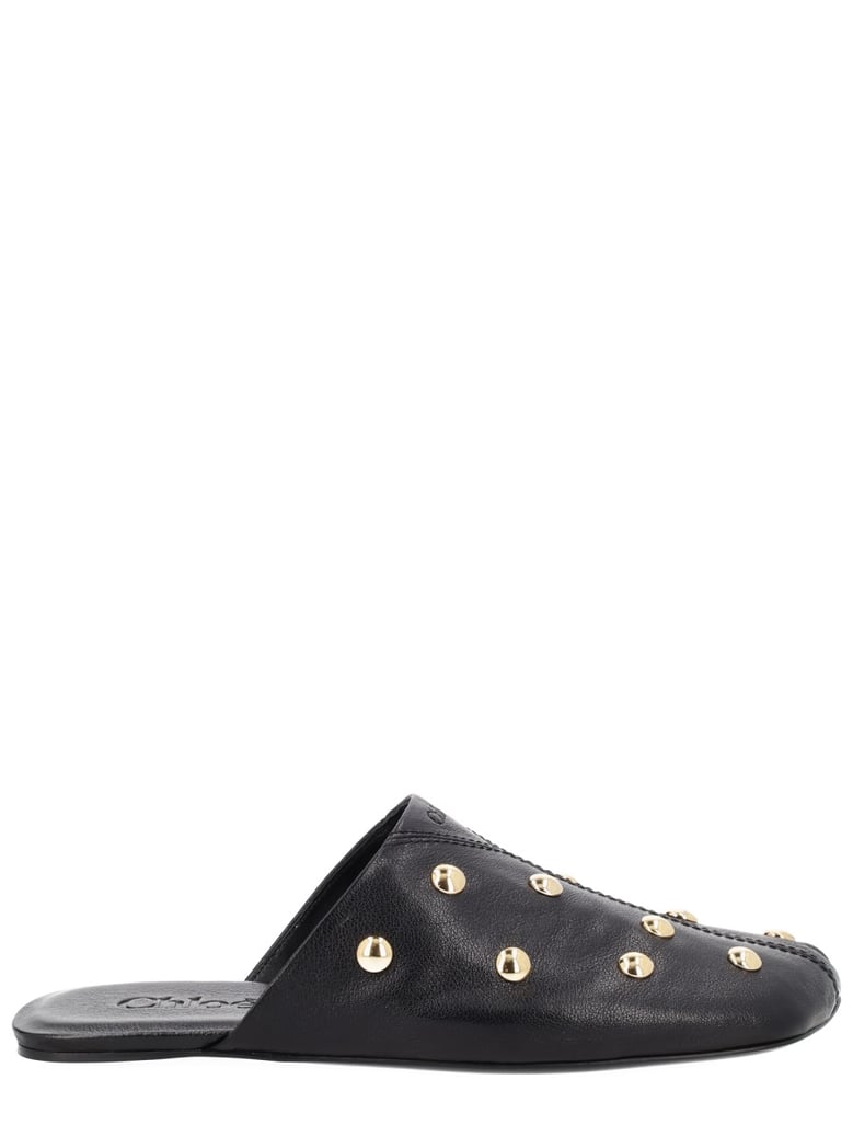 rita leather sabot by Selfnex