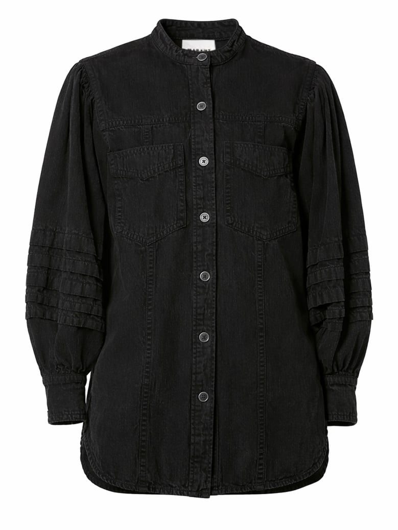 mileda shirt in black cotton by Selfnex