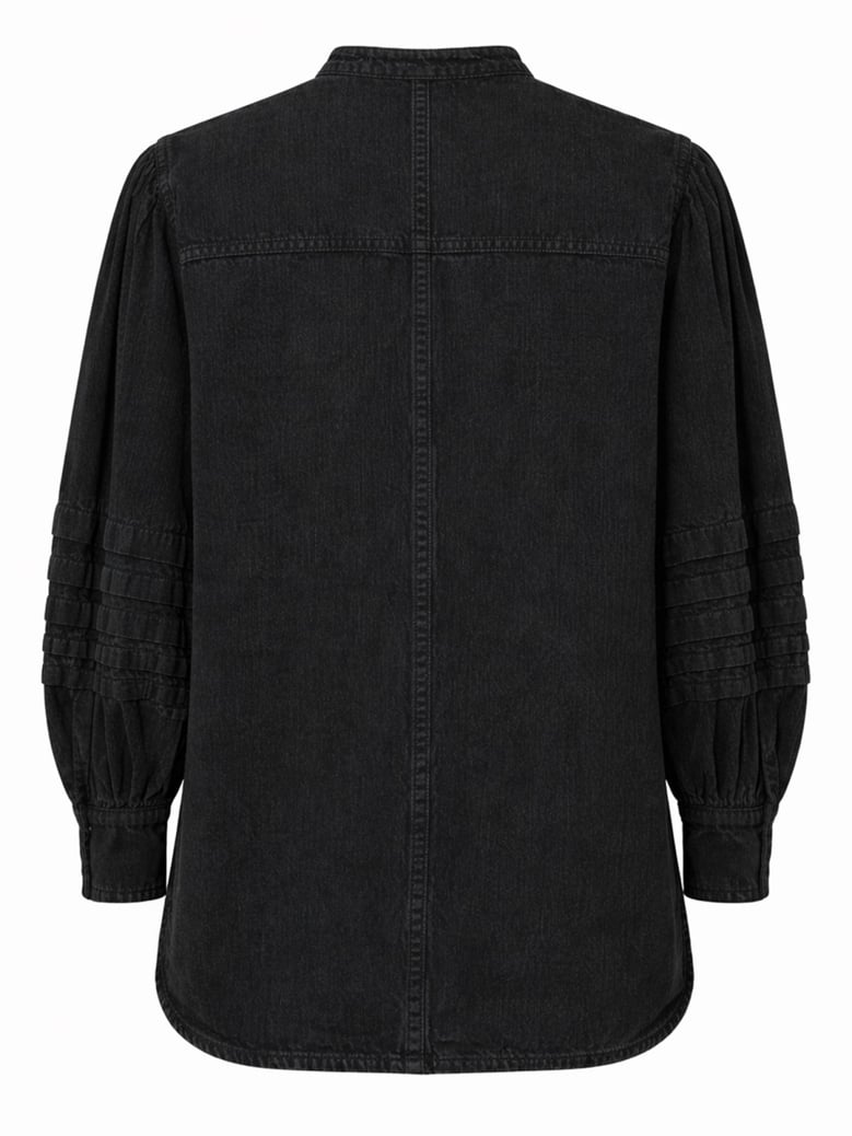 mileda shirt in black cotton by Selfnex