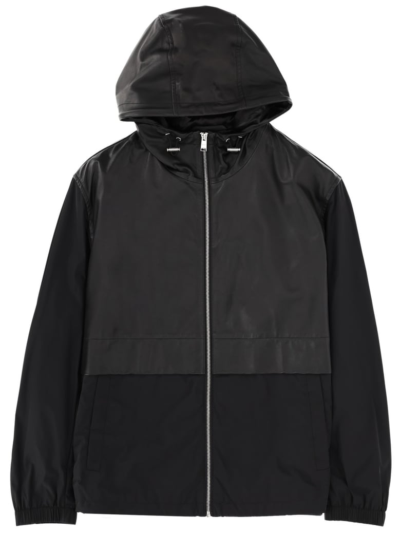 leather blend jacket by Selfnex
