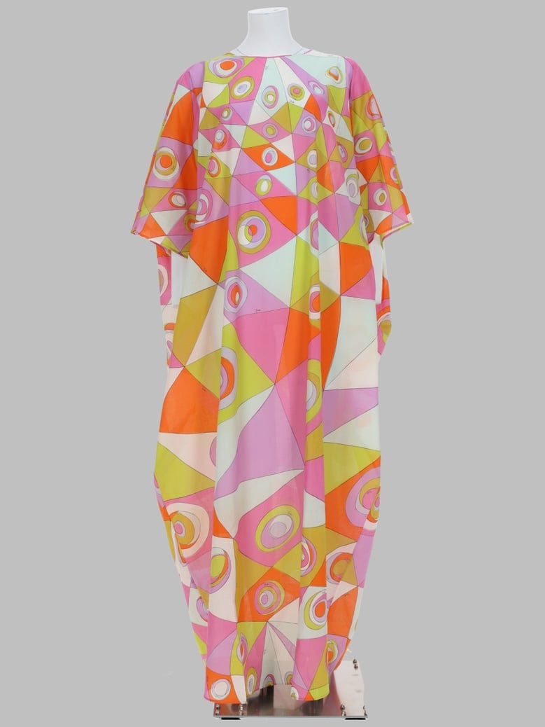 cotton caftan multicolour by Selfnex