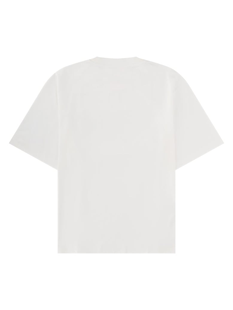 t-shirt with logo white cotton by Selfnex