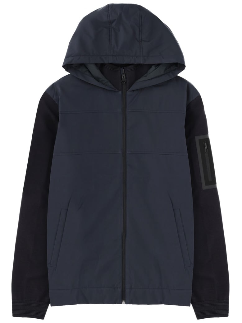 hooded jacket blue by Selfnex