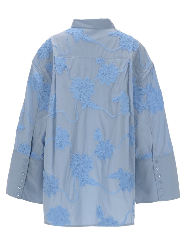 shirt oversized baby blue by Selfnex