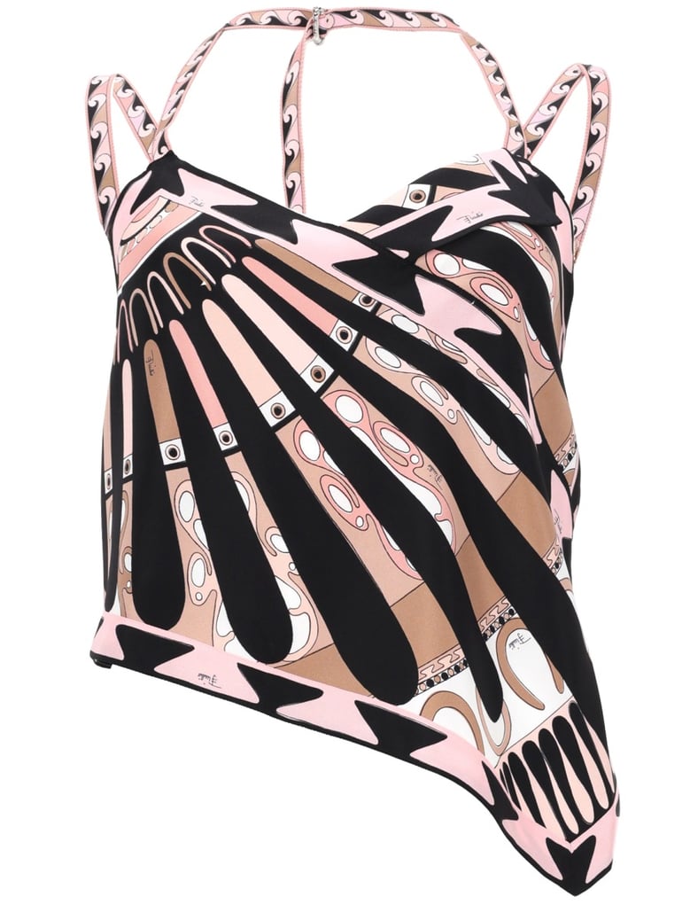 top in 100% silk multicolour by Selfnex