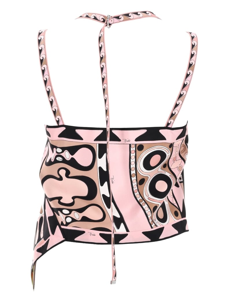 top in 100% silk multicolour by Selfnex
