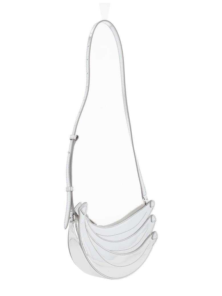 shoulder bag banana silver by Selfnex