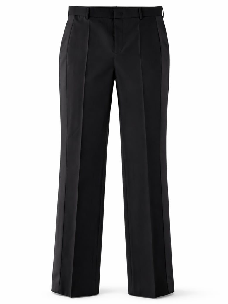 tailored pants in black by Selfnex