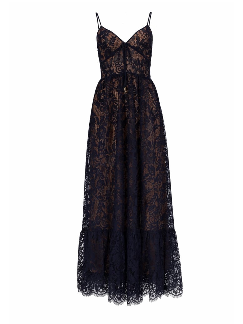 dress long lace blue by Selfnex