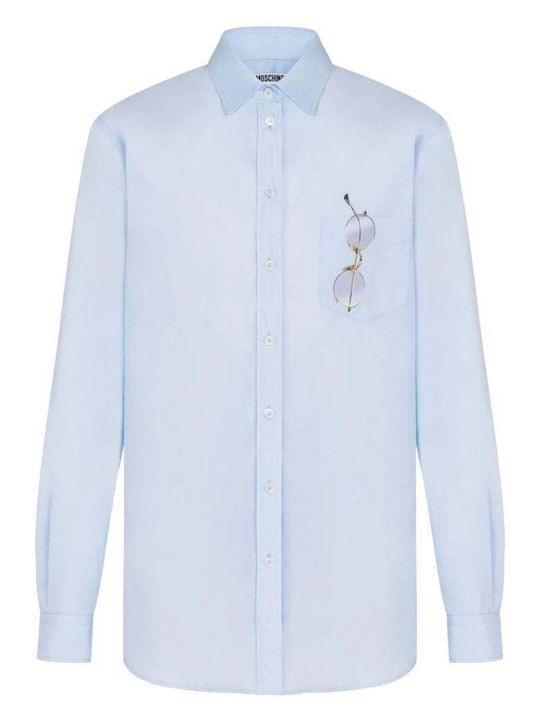 printed shirt in azure by Selfnex
