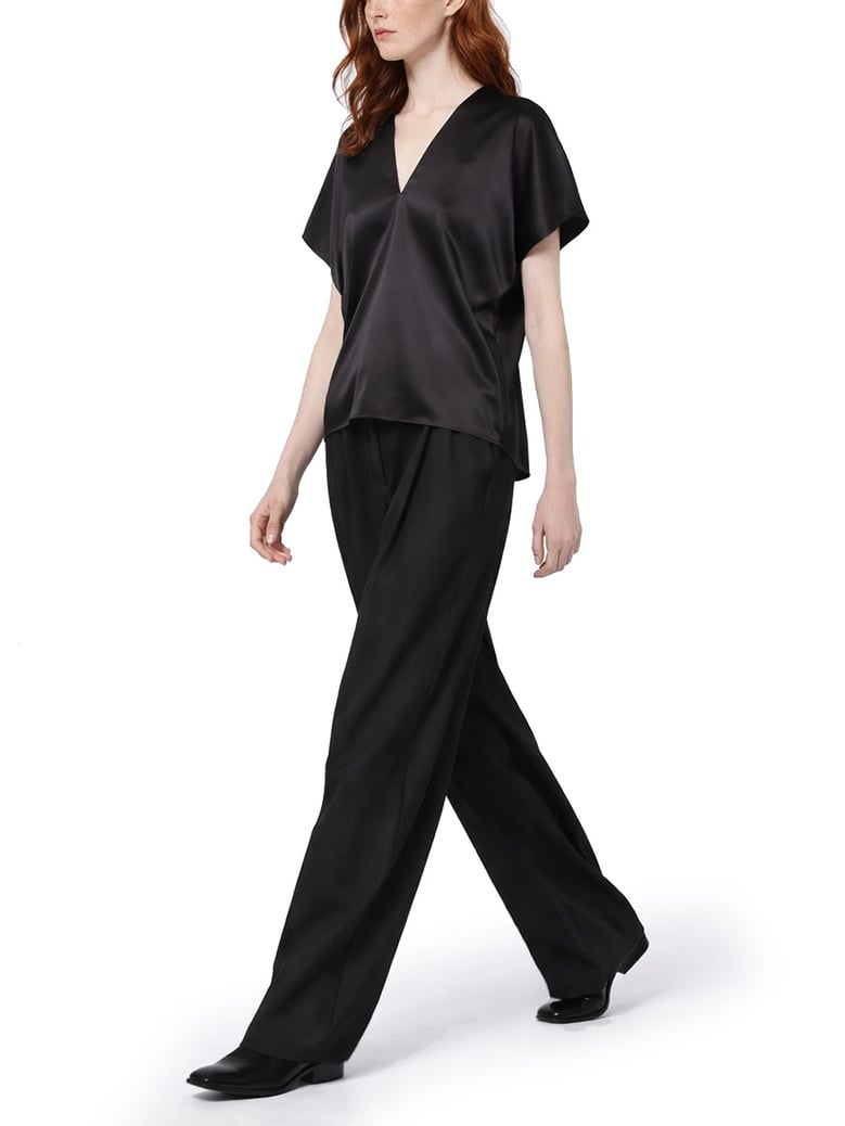 silk top black by Selfnex